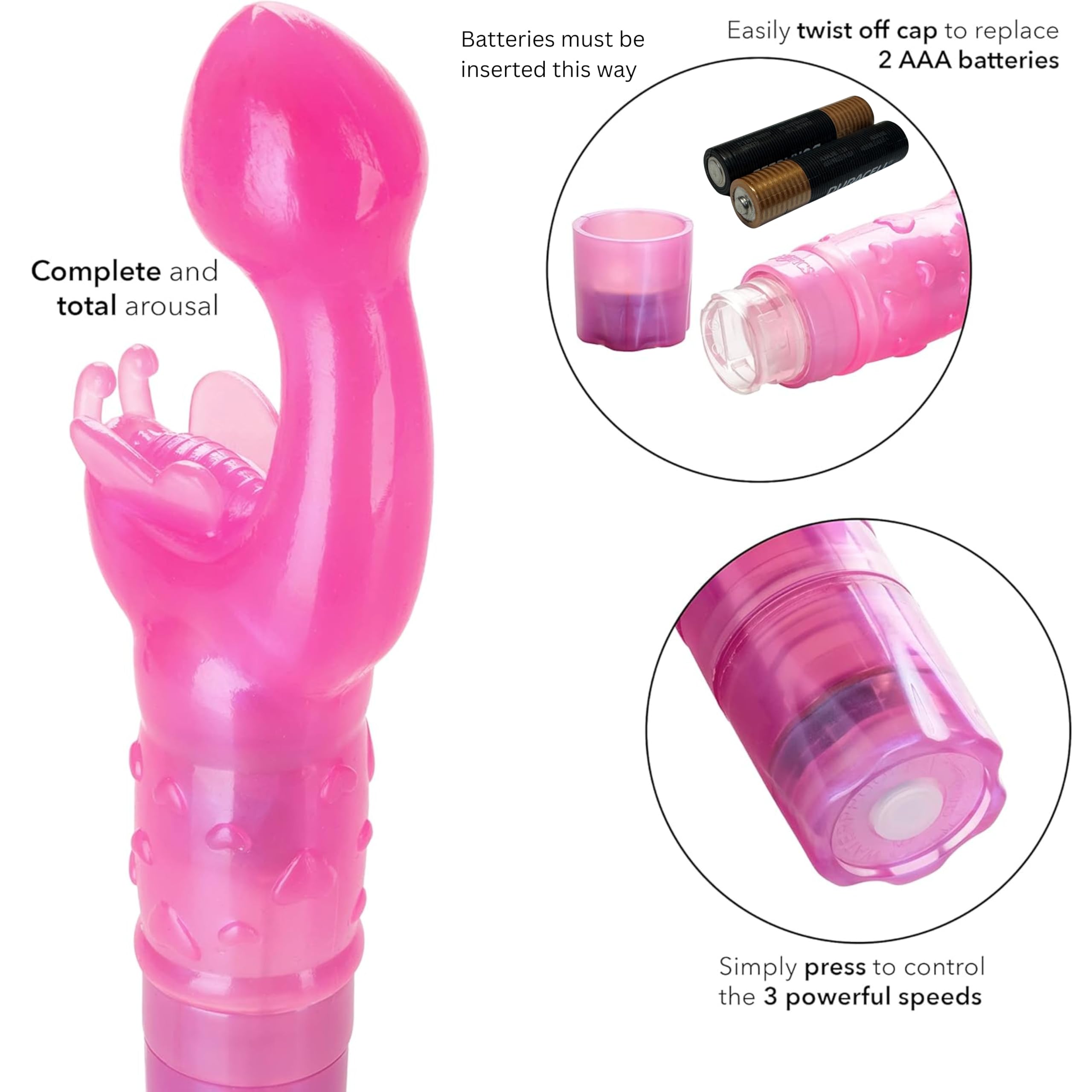 butterfly kiss vibrater Seductive 7-Speed Pink Wireless Vibrating Egg main image 1