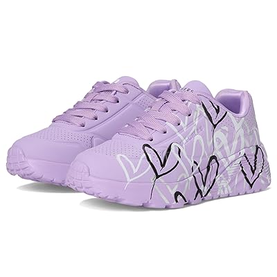 SKECHERS KIDS Uno Lite Metallic Love 314067L (Little Kid/Big Kid) Girl