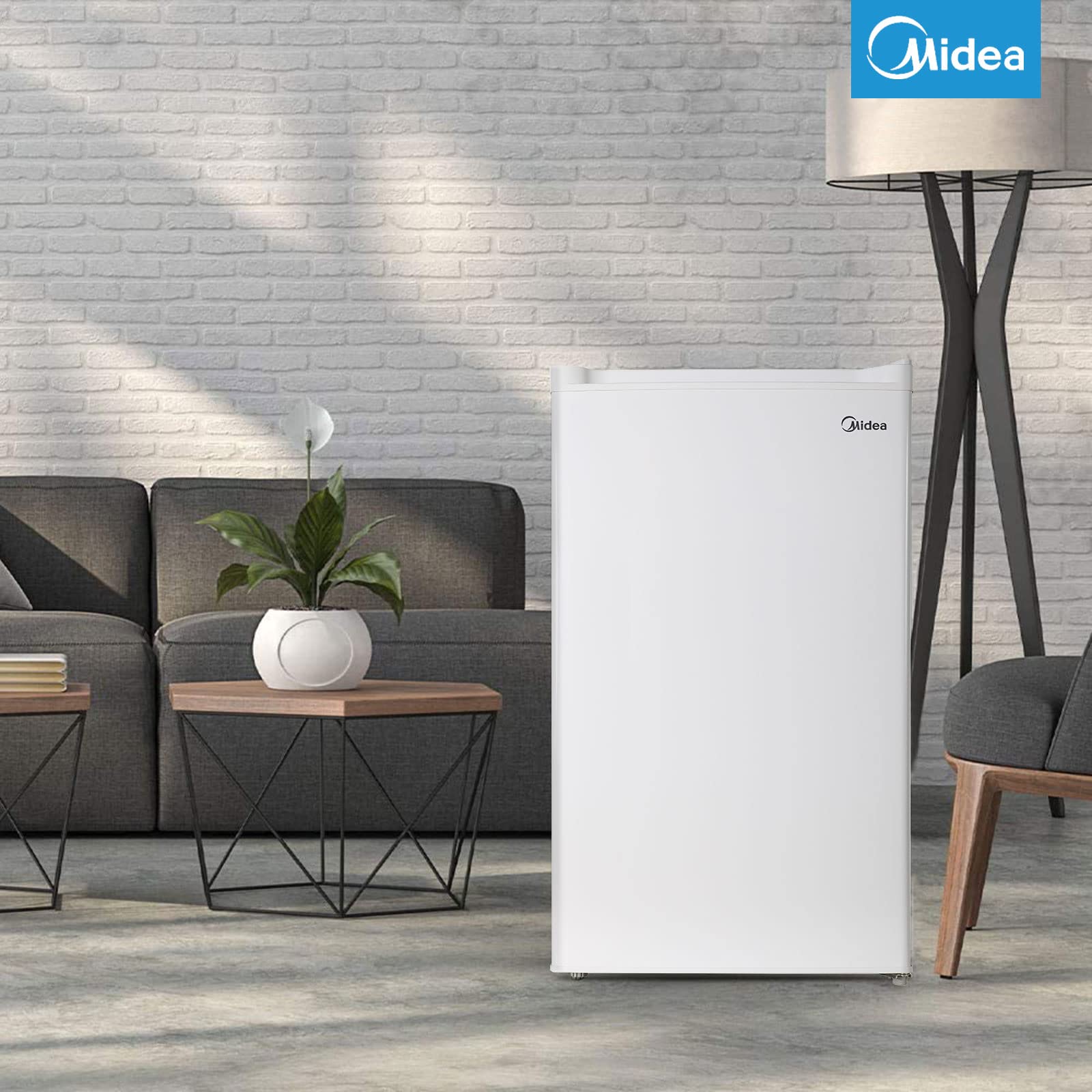Buy Midea WHS109FW1 Upright Freezer, 3.0 Cubic Feet, White Online at