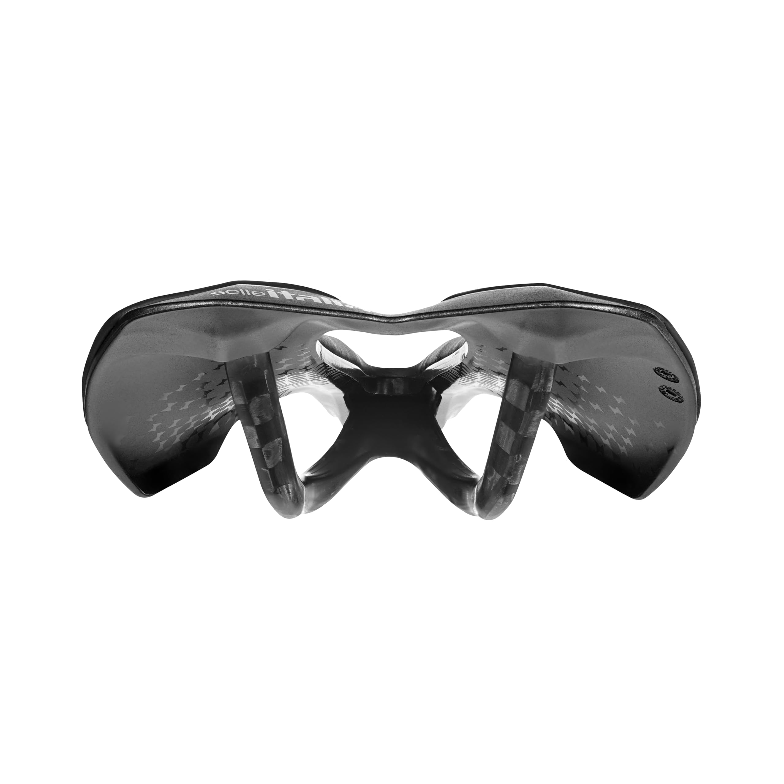 Selle Italia SLR Carbon - Sella Bicicletta da Strada in Carbonio, Cover Handmade, Foro Superflow, Ultra Leggera e Comoda
