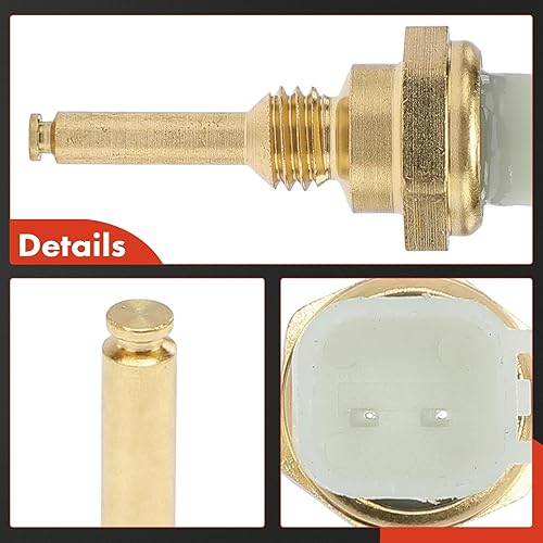 Miniatura 6 de A-Premium Sensor de temperatura del refrigerante del motor 2 pines compatible con Ford y Lincoln, se adapta a F-150, F-250 F-350 Super Duty,