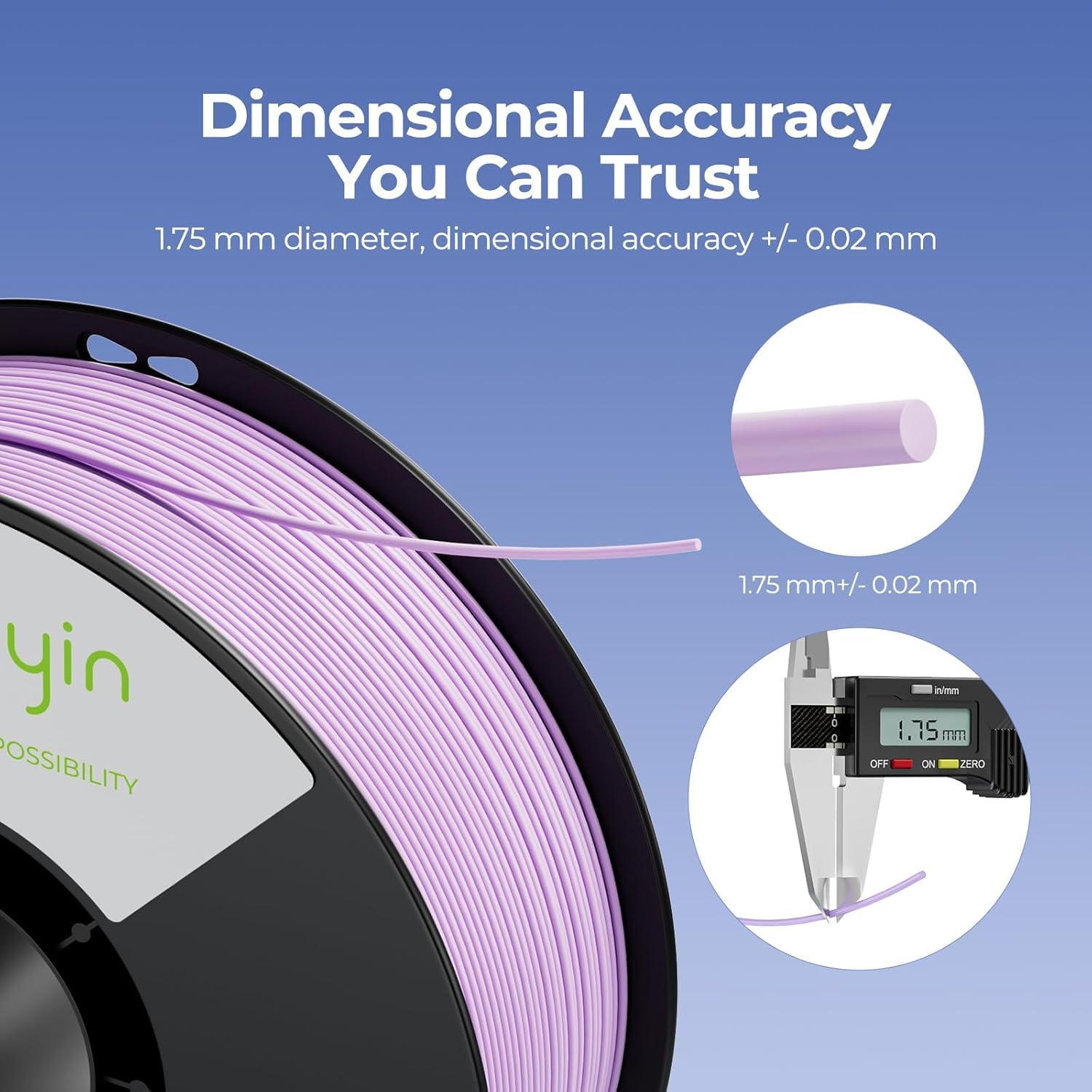 SOLEYIN filament PLA 1,75 mm zestaw 4 kg, filament do drukarki 3D PLA dokładność wymiarowa +/- 0,02 mm starannie nawinięty, pasuje do większości drukarek FDM 3D (czarny, biały, czerwony i niebieski)