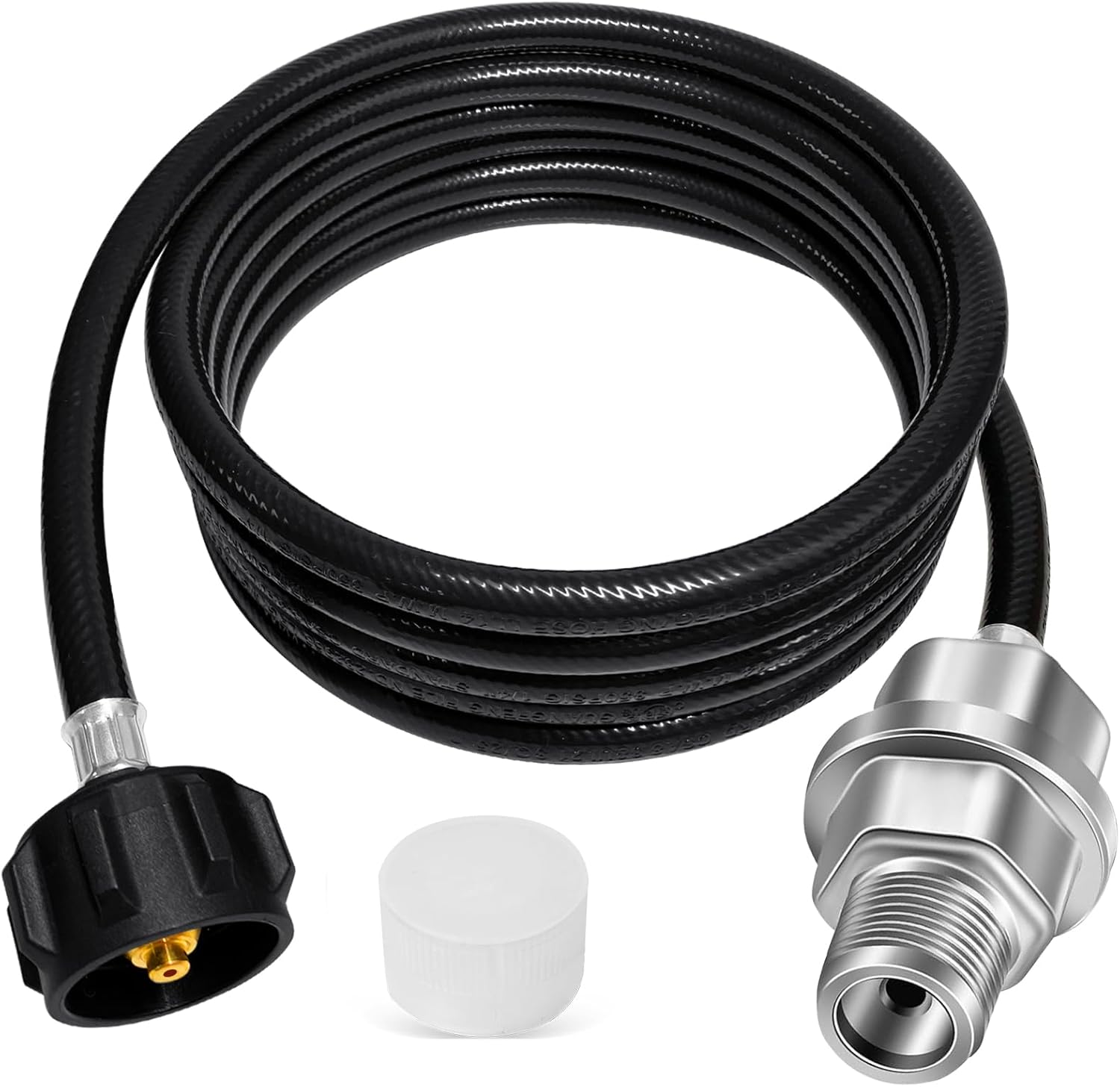 F273699 Propane Fuel Filter with 12FT Propane Hose for Buddy Heater,Big Buddy,Little Buddy Etc Portable Heater,Qcc1/Type1 Connect 20-45 lb Propane Tanks,Replaces F276163 F273704 F273701 F273702.