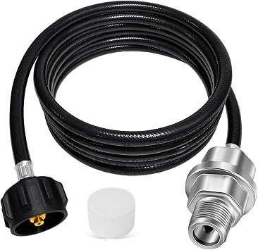 F273699 Propane Fuel Filter with 12FT CSA Propane Hose for Most Small to Medium Portable Propane Heater,Qcc1/Type1 Connect 20-45 lb Propane Tanks,Replaces F276163 F273704 F273701 F273702.