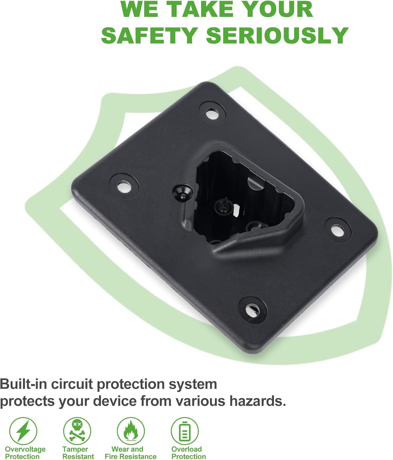 Golf Cart 48V Battery Charger Receptacle or Plug for EZGO RXV & TXT 2008-up Electric, EZGO 2Five 2010-up Delta-Q Charging Receptacle OEM# 602529