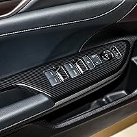 Vista 8 de Calcomanías para cubierta de panel de control de elevación de ventana de automóvil para Honda Civic 2016-2021, accesorios de 10ª