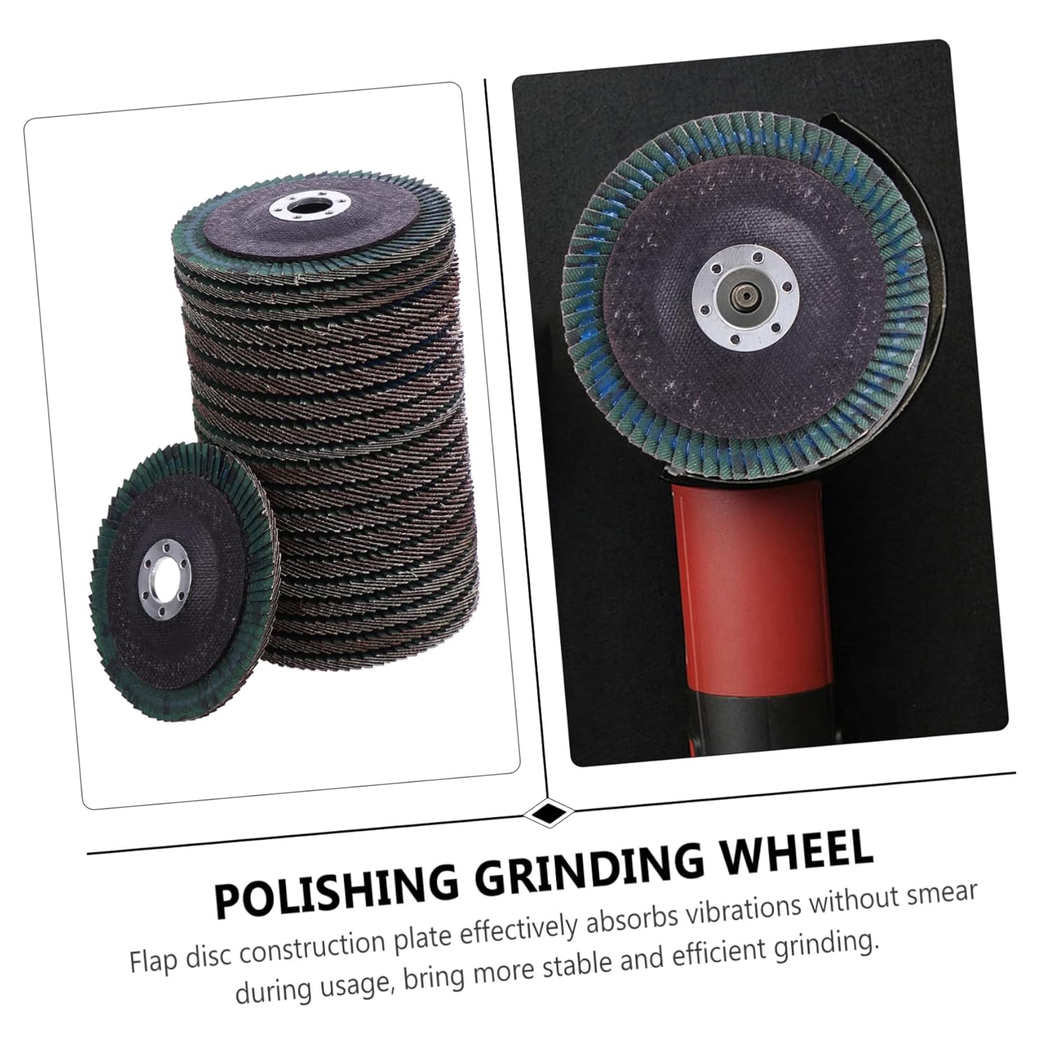 CHILDWEET 20pcs Flap Sanding Discs Grinding Wheel for Angle Grinder Metal Polishing