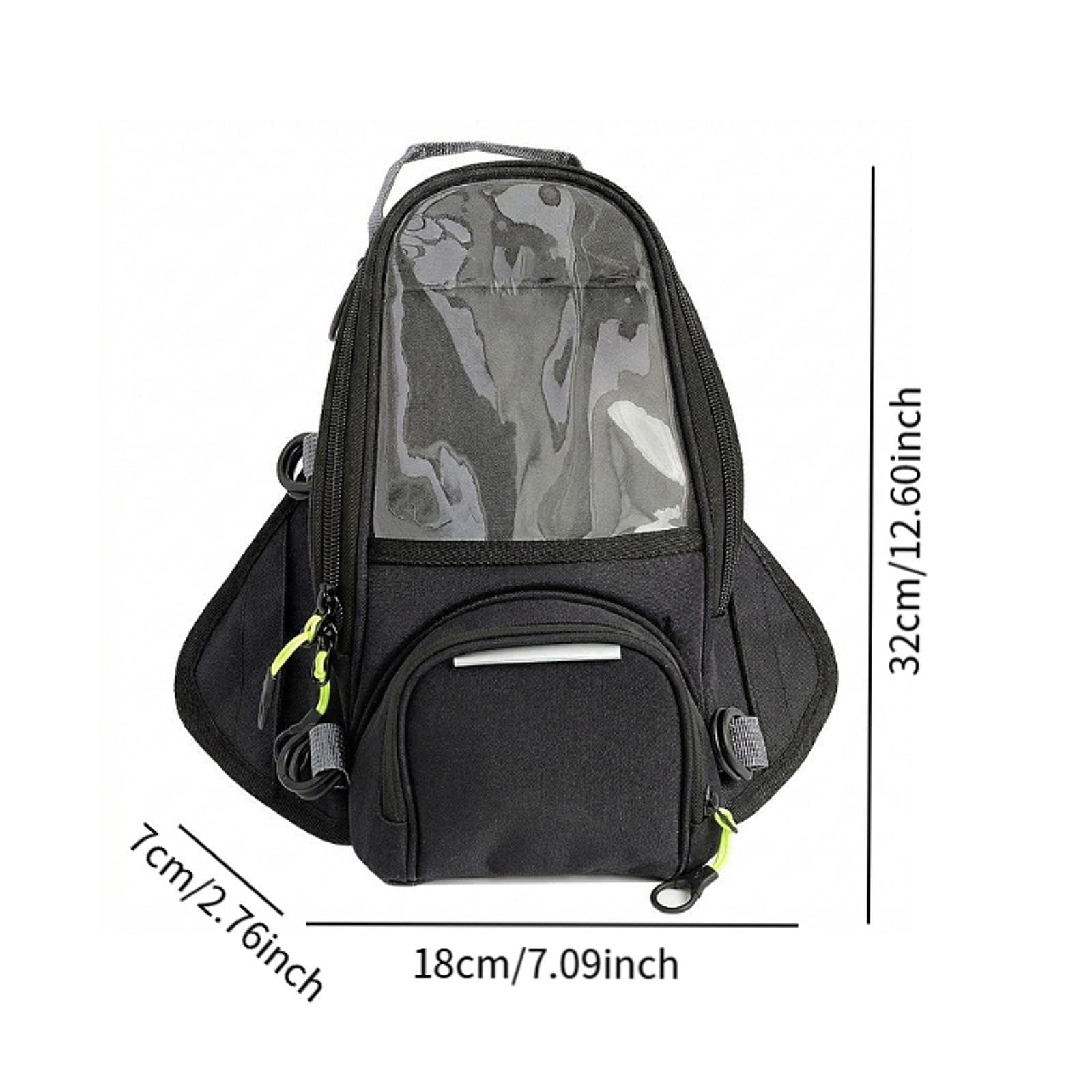 Motorrad Tanktasche 900D Widerstandsfähig mit Handyhalter Universell als Tank-aufbewahrungsbeutel Einsetzbar Staub- Und Kratzschutz Schnell