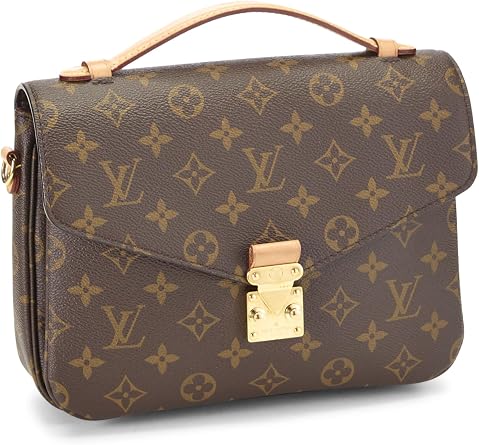 Pre-loved Monogram Canvas Pochette Metis, Brown