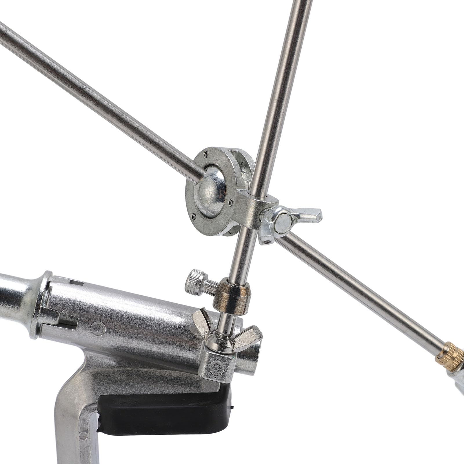 Cocoarm Kit Affilacoltelli Ad Angolo Fisso Affilacoltelli Ad Angolo Fisso in Lega di Alluminio con Design Flip a 360 Gradi 4 Pietre di Corindone Bianche Morsetto Regolabile per Utensili da Cucina e