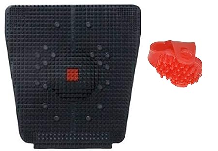 Acupressure 2000 power mat plate with magnet with wooden hand roller massager thumb for removing stress and pain relief kit full body massage fitness home gym Massager