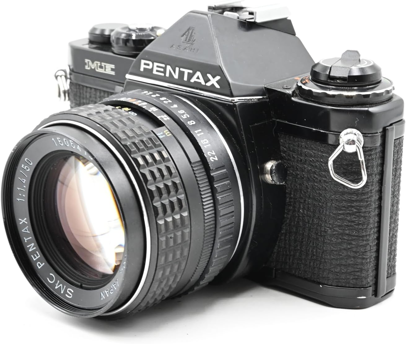 Pentax ME 35mm SLR Film Camera with Pentax PK Lens Mount System and Included MF/Manual Focusing Zoom Lens. Custom and Auto Shutter Options. (Renewed)