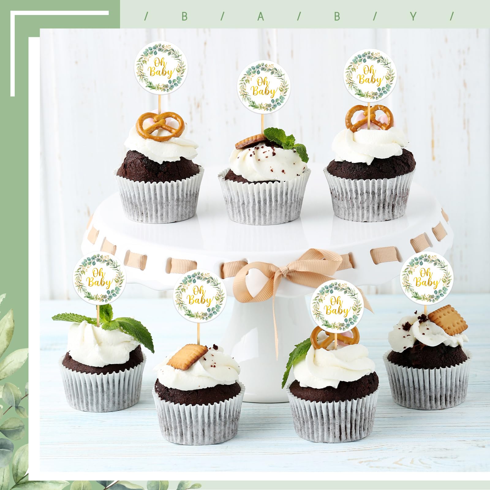 36-teilige Babyparty-Deko Für Kuchen & Tisch – Süße Topper Für Mädchen Oder Jungen
