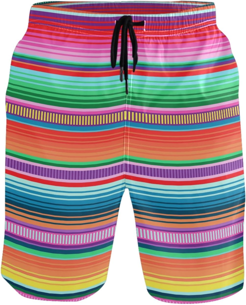 Cinco De Mayo Avocado Men's Swim Trunks Beach Shorts Quick Dry Swim Board Shorts with Pockets S