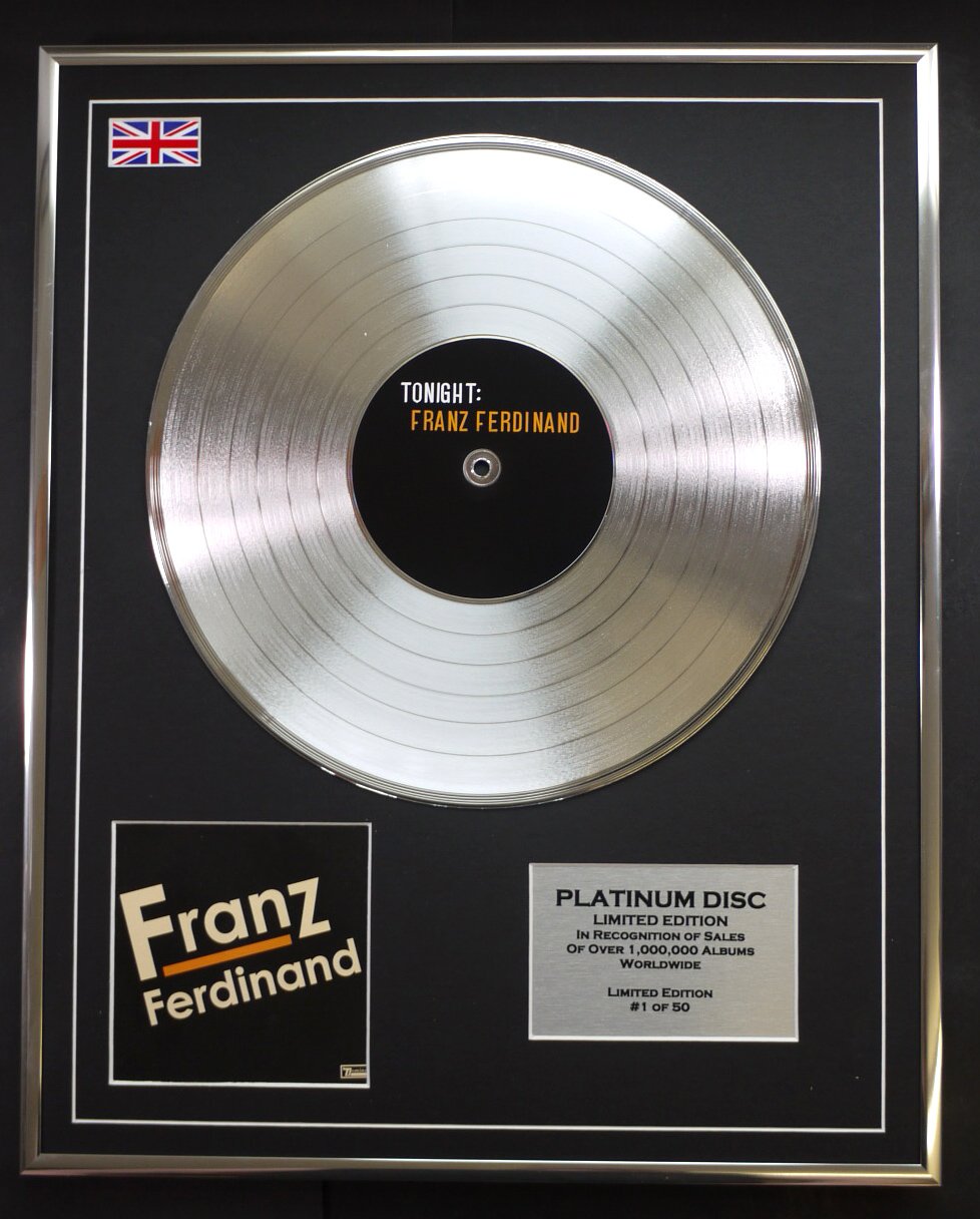 Franz Ferdinand/Ltd Edition CD Platinum Disc/Tonight