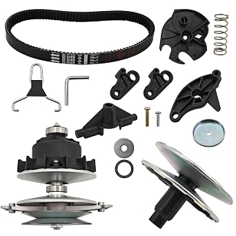 MIA13031 Primary & Secondary Transmission Kit Fit for John Deere D105 E100 | for X105 X106 Pulley Transmission Kit MIA12481 MIA12482