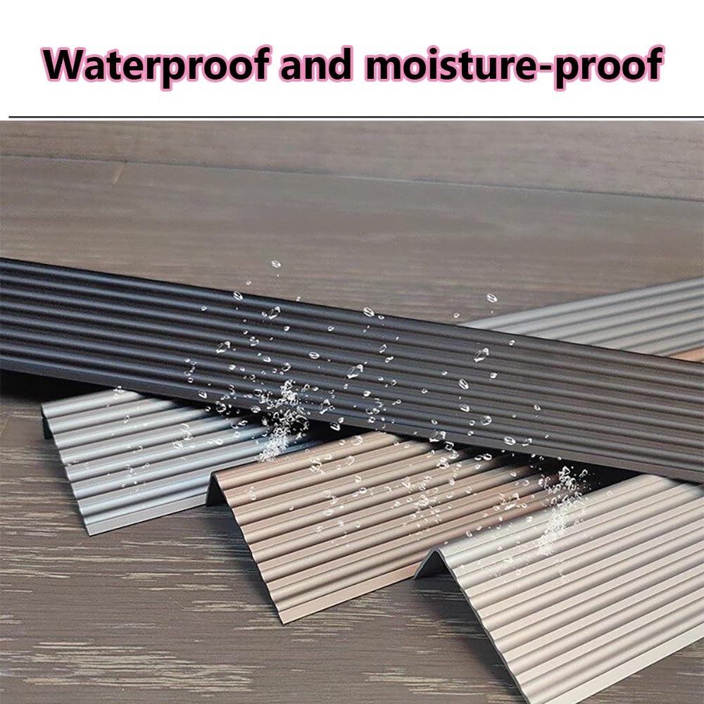 Perfil De Borde De Escalera En Forma De L, Antideslizante Perfil De Protección De Peldaños Aluminio, Protección De Bordes para Escalones Y Pisos(Gold,6x3cm)