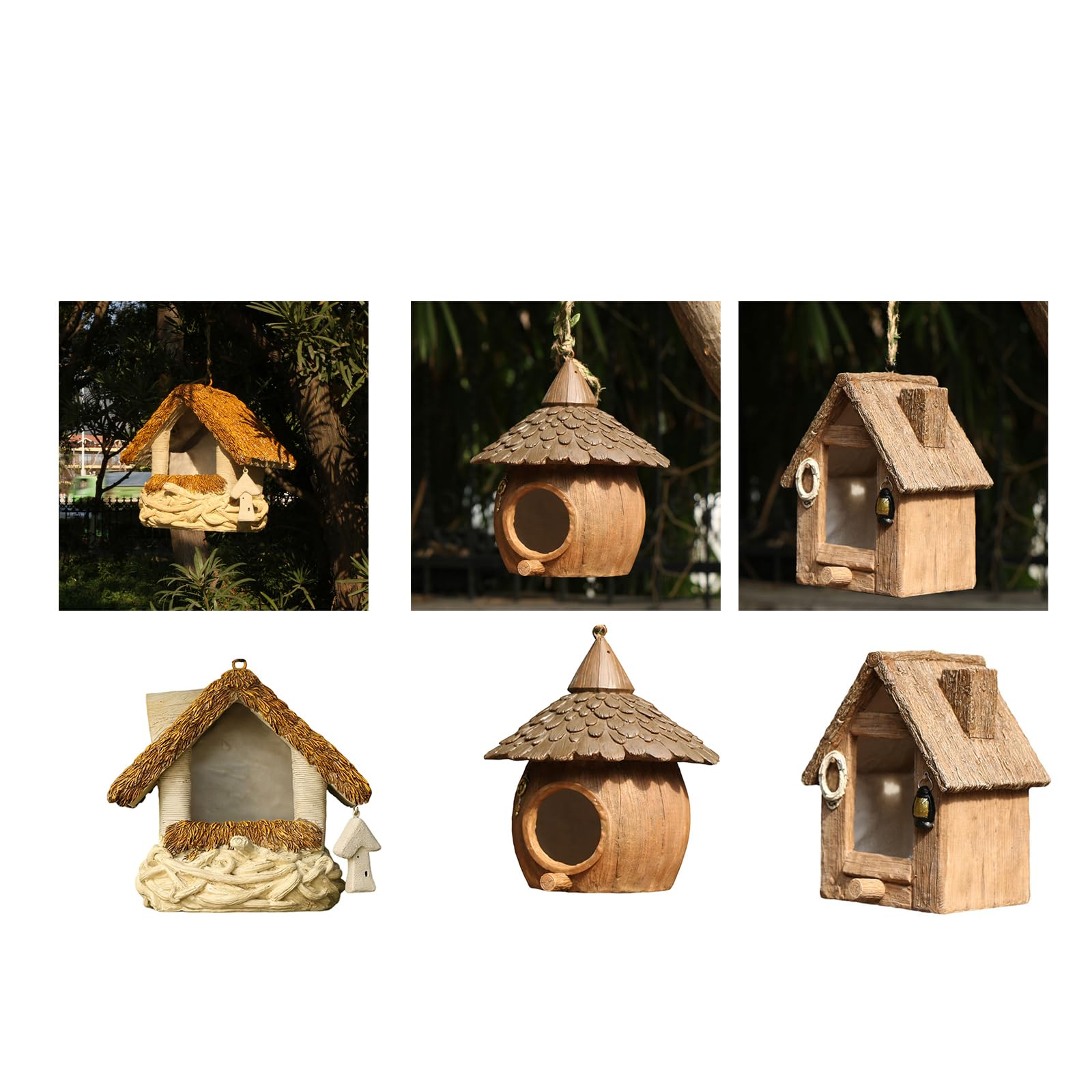 Nidos de pájaros, casa Nido Colgante, Jaula para pájaros, Cama Colgante, jaulas pequeñas para pájaros, Juguete, Nido Aire Libre para hábitat de Vida Silvestre