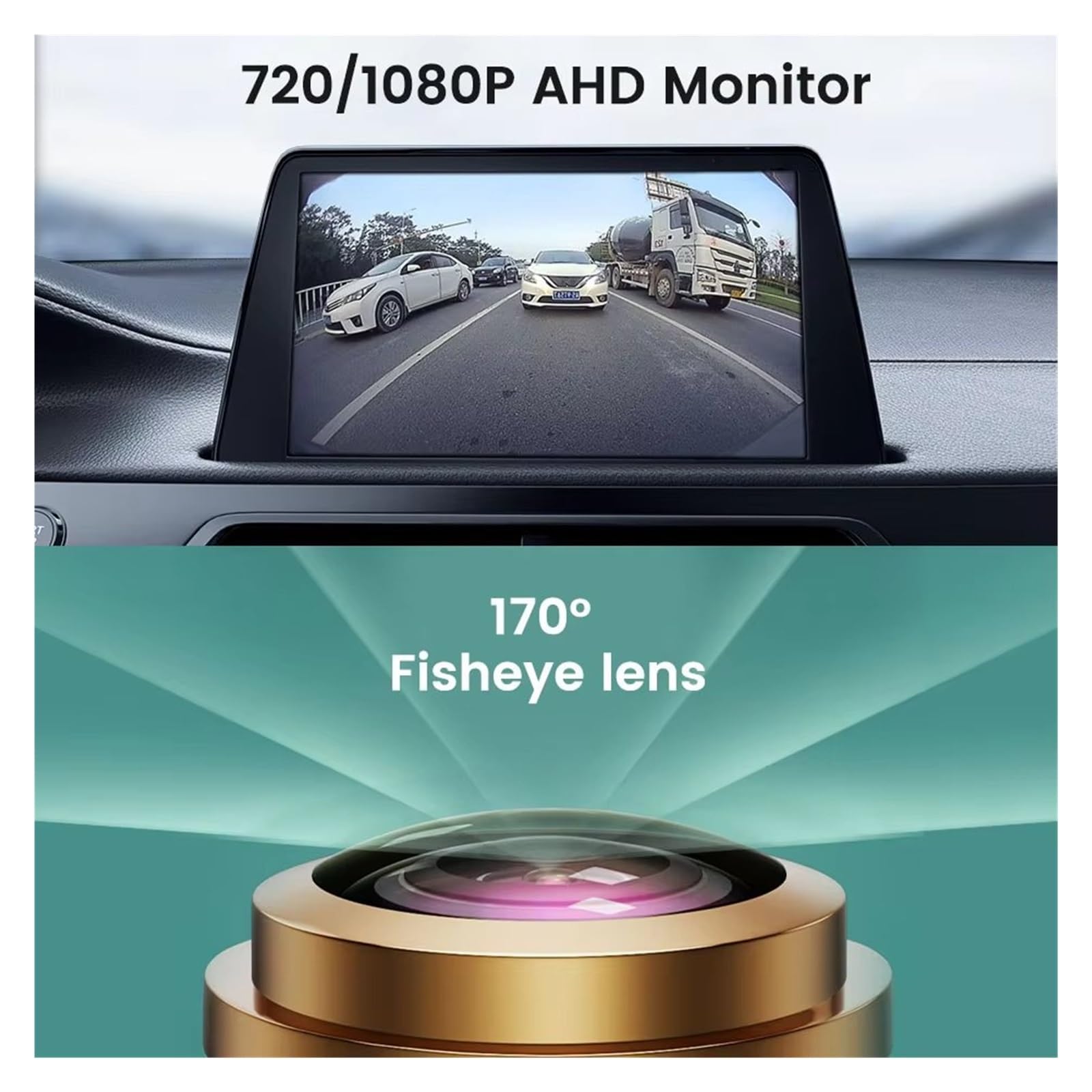 Per Transporter T6 (porta Singola) 2016-2021 2022 AHD 1080P 170° LED Luce Freno Telecamera Posteriore Per Veicolo camera retromarcia(GFA-CVBS720P-AHD720P)