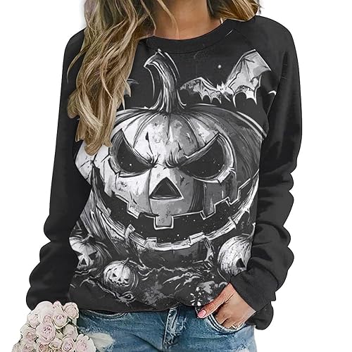 ZOCAVIA Womens Crewneck Sweatshirts Fall Winter Long Sleeve Pullover Tops