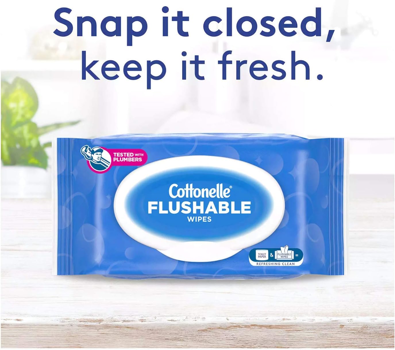 Cottonelle Fresh Care Flushable Cleansing Cloth, 504 Count : Health & Household
