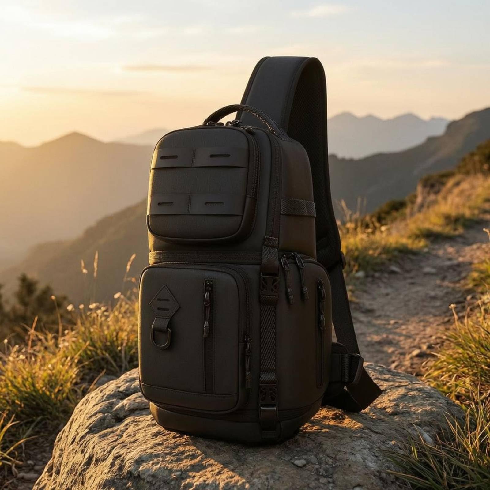 predolo Bolsa Táctica Cámara Ligero Bolso Bandolera Cámara Compartimentos Equipo de Fotografía para Viaje