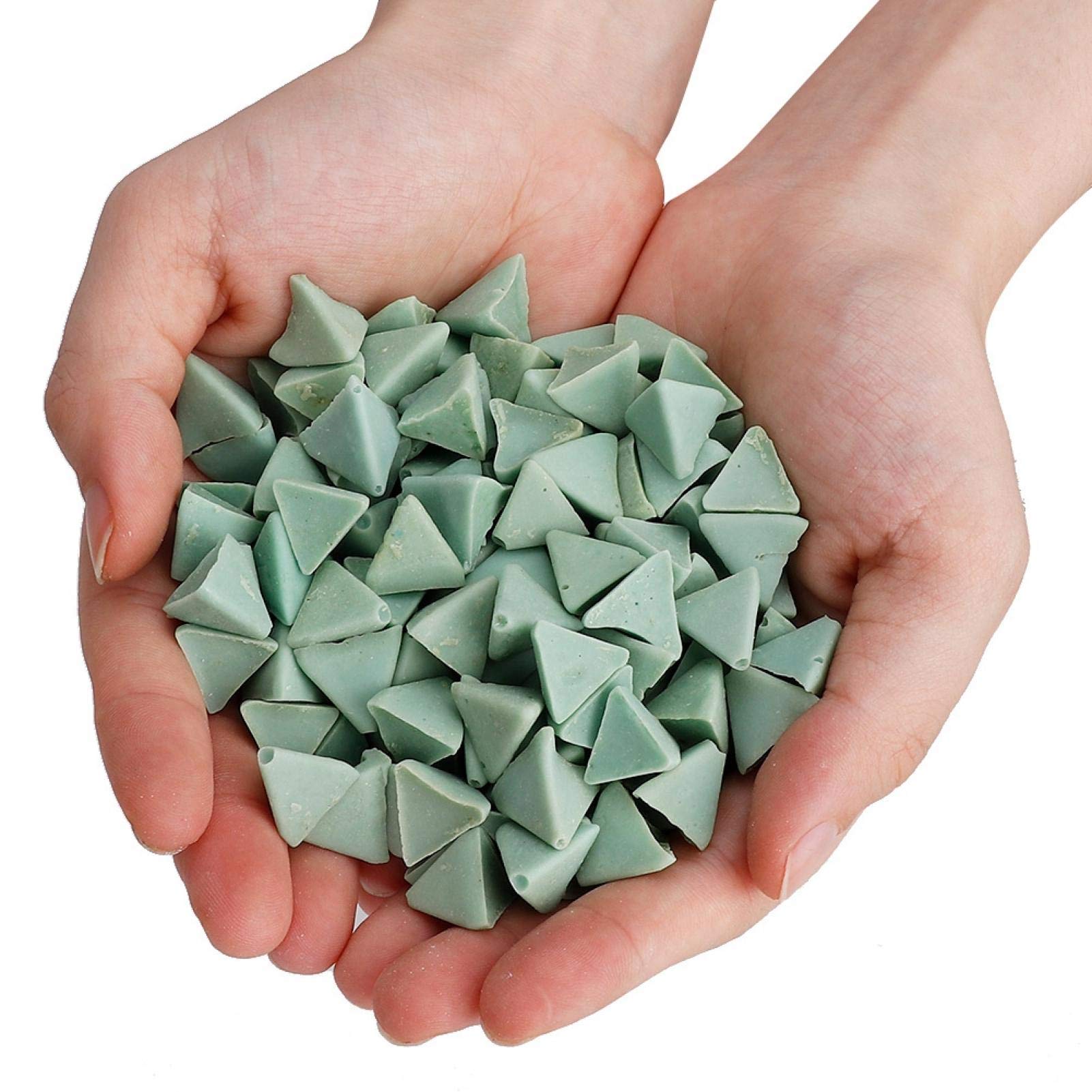Matériau abrasif de pierre de bijoux, outil abrasif de polissage de Tri-étoiles de coupe d'angle, pour le polissage de Machine de vibration de culbuteur