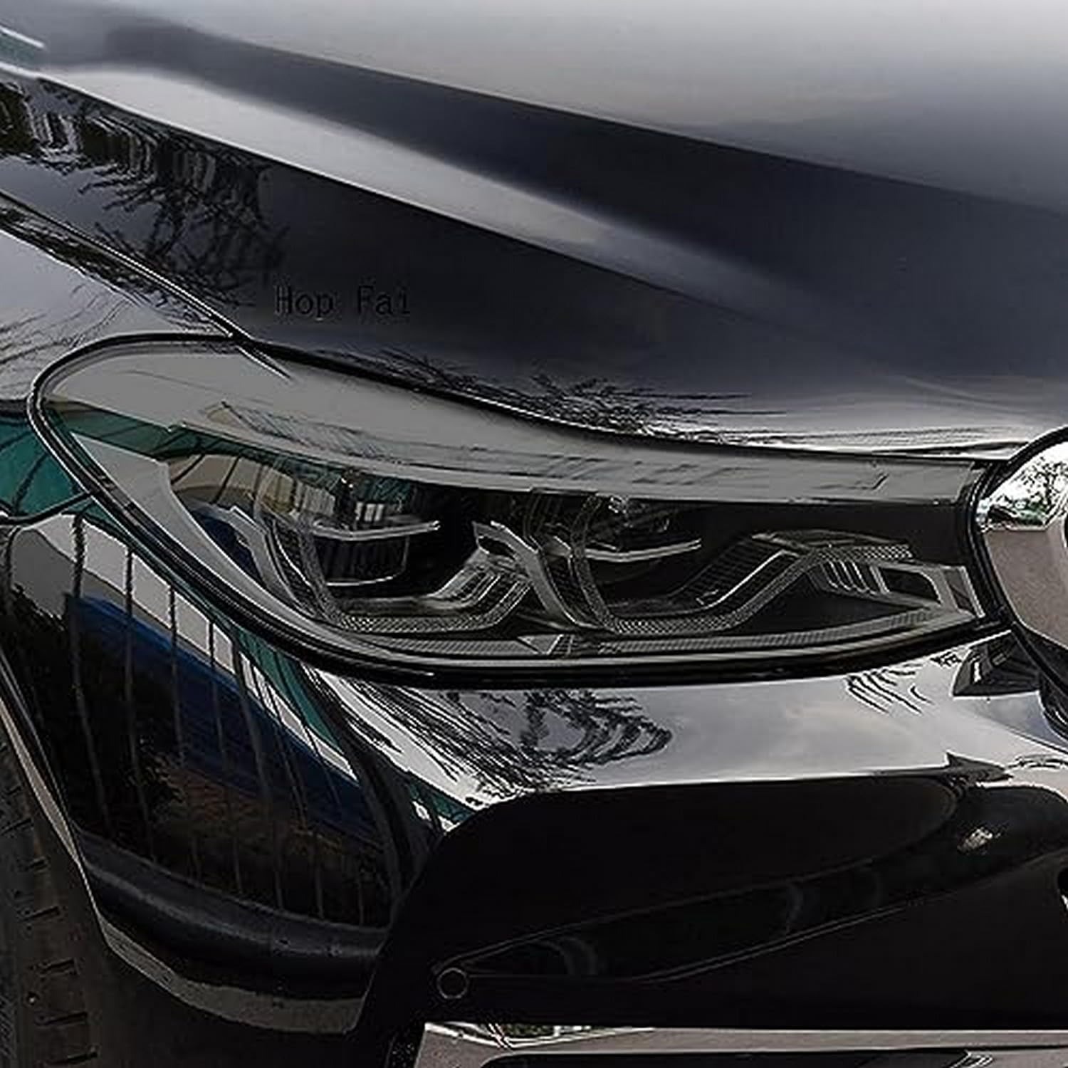 Film phare BMW G32 GT en TPU haut de gamme noir fumé