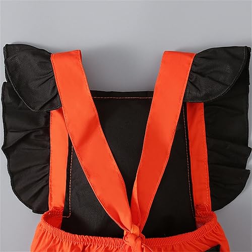 Miniatura 9 de Trajes de Halloween para niñas y niños traje de bebé con correa de calabaza body para bebé niño de 18 meses ropa para niño Naranja 12-18 meses