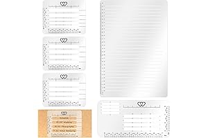 Straight Line Stencil Template for Journaling