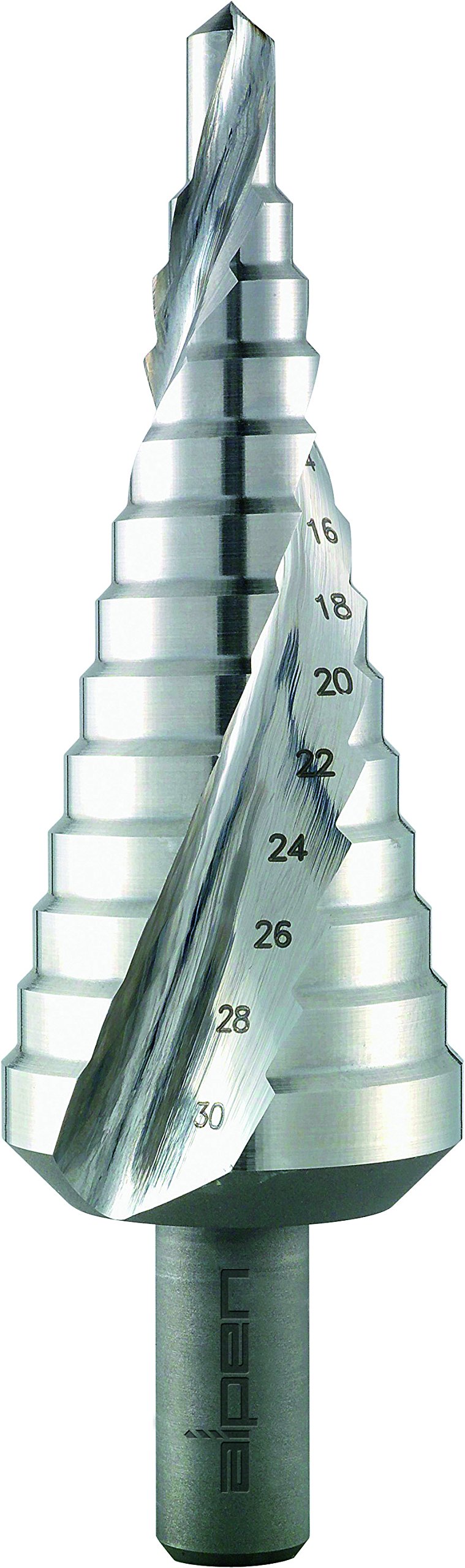 Alpen 72201220100 Étape de Forage, Gris, Taille 2/4-20 mm