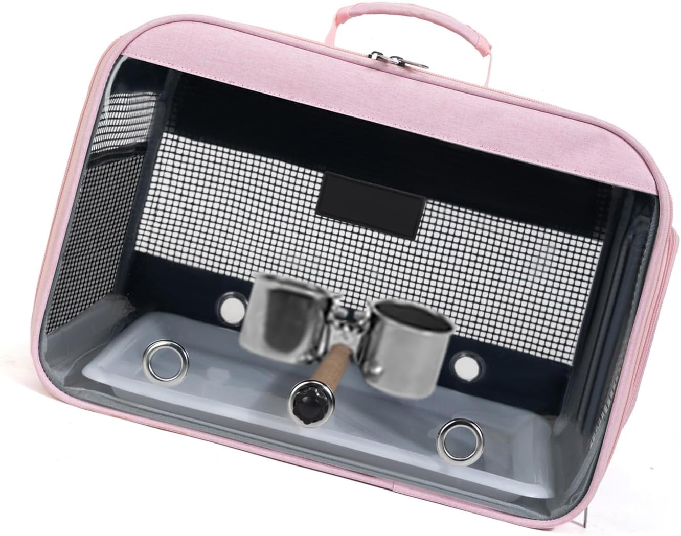 ordinarYone Portable Bird Carrier Backpack For Small Birds And Lovebirds Featuring Visible Breathable Design And Adjustable Shoulder