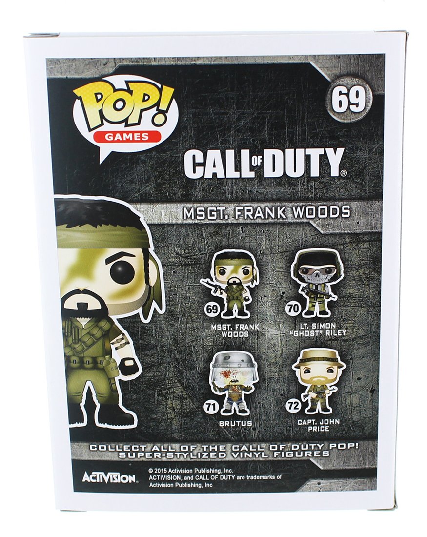 Funko Pop! Games Call Of Duty MSGT. FRANK WOODS #69 GameStop Exclusive 