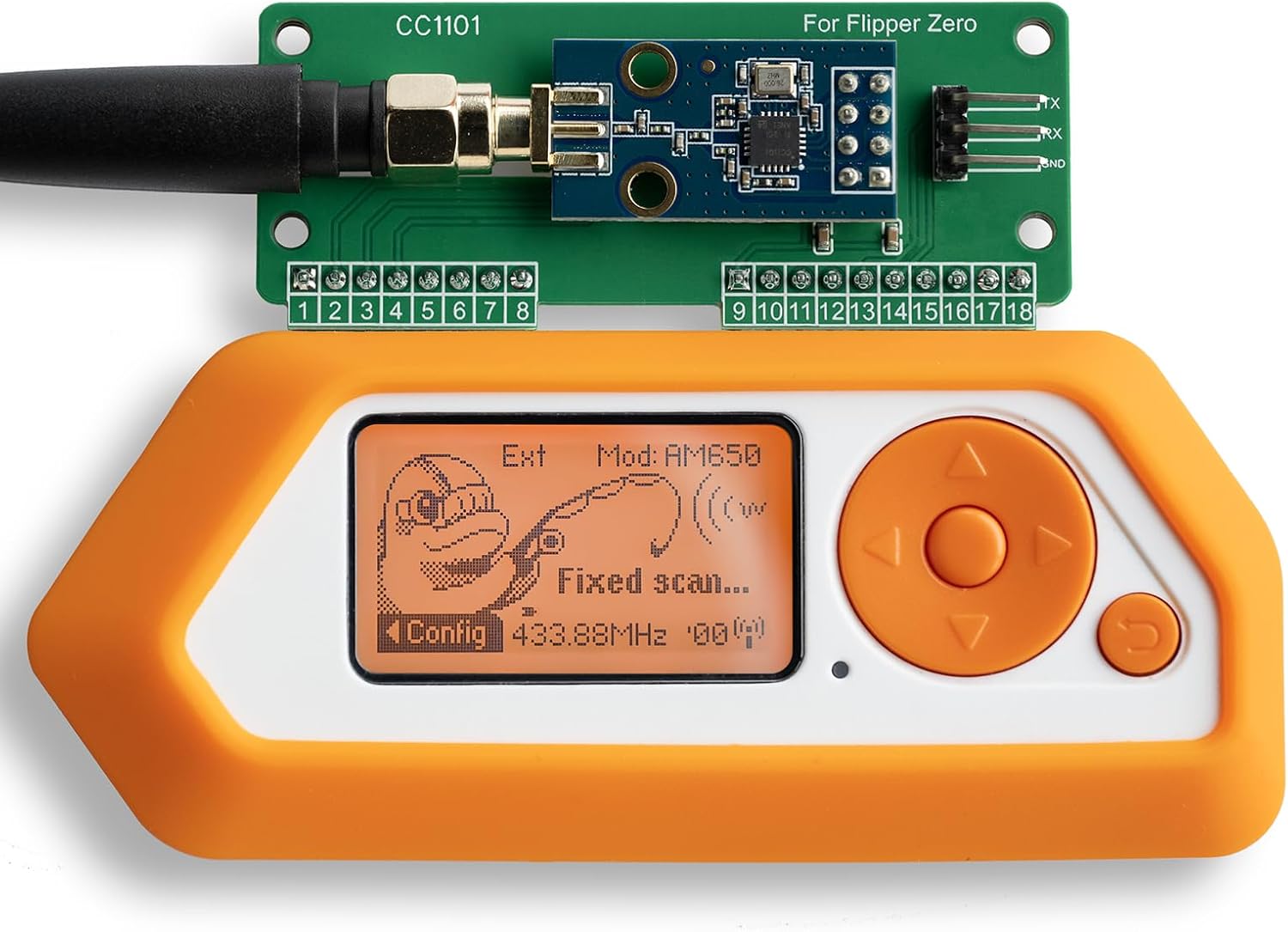 CC1101 Module for Flipper Zero – Sub-G 433MHz RF Sniffer, Signal ...