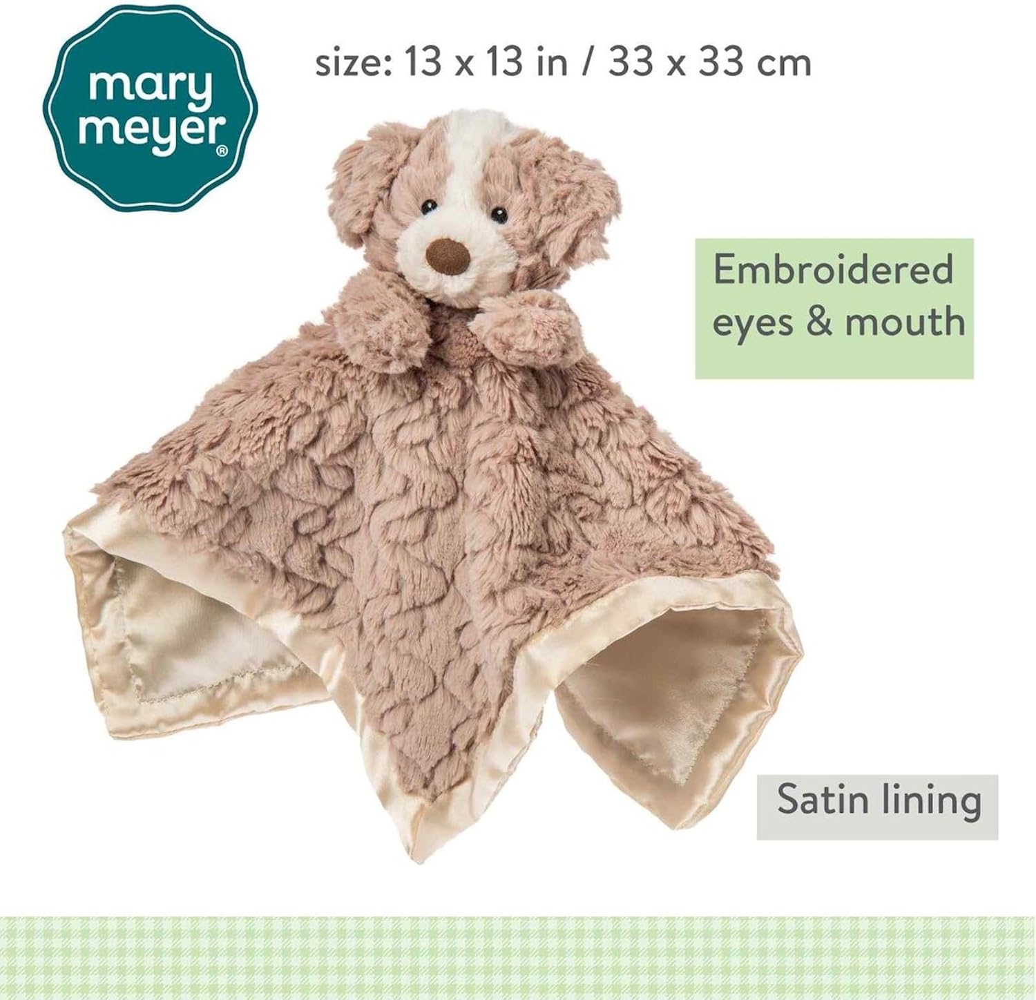 Mary Meyer Putty Nursery Character Blanket, Hound Dog, 1 Pack