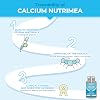 Calcium Supplement - Magnesium, Vitamin D3 and K2 Formula - 90 Vegetarian Capsules - Easy to Swallow - Daily Mineral Formula - French Expertise - Nutrimea
