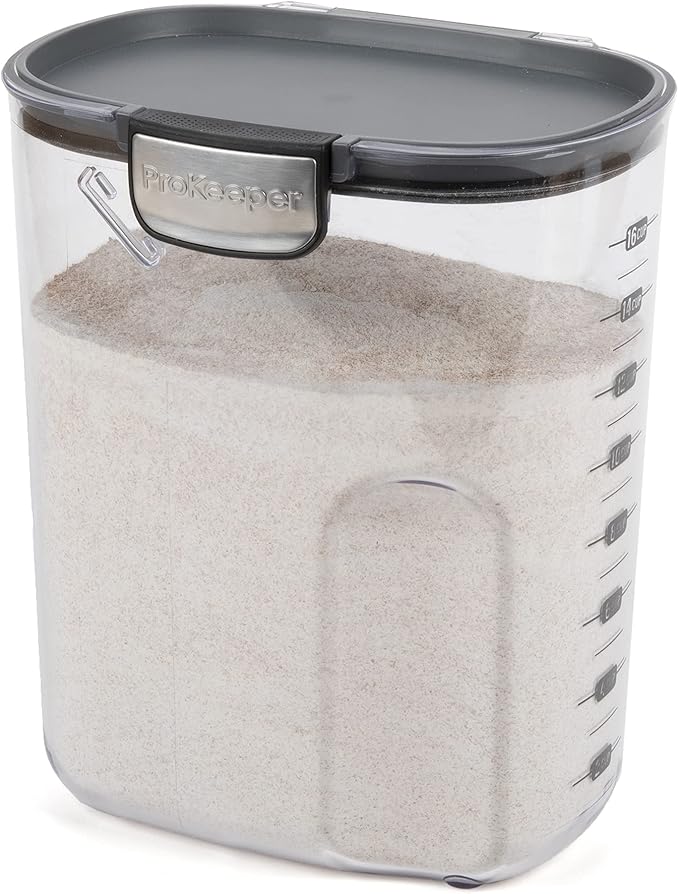ProKeeper+ by Progressive International Clear Plastic Airtight Food Baker's Kitchen