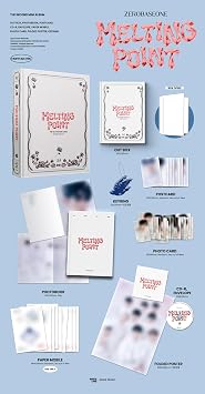 ZEROBASEONE Melting Point 2nd Mini Album CD+Folded Poster on Pack+Photobook+Postcard+Photocard+Tracking Sealed ZB1 (Random Version)