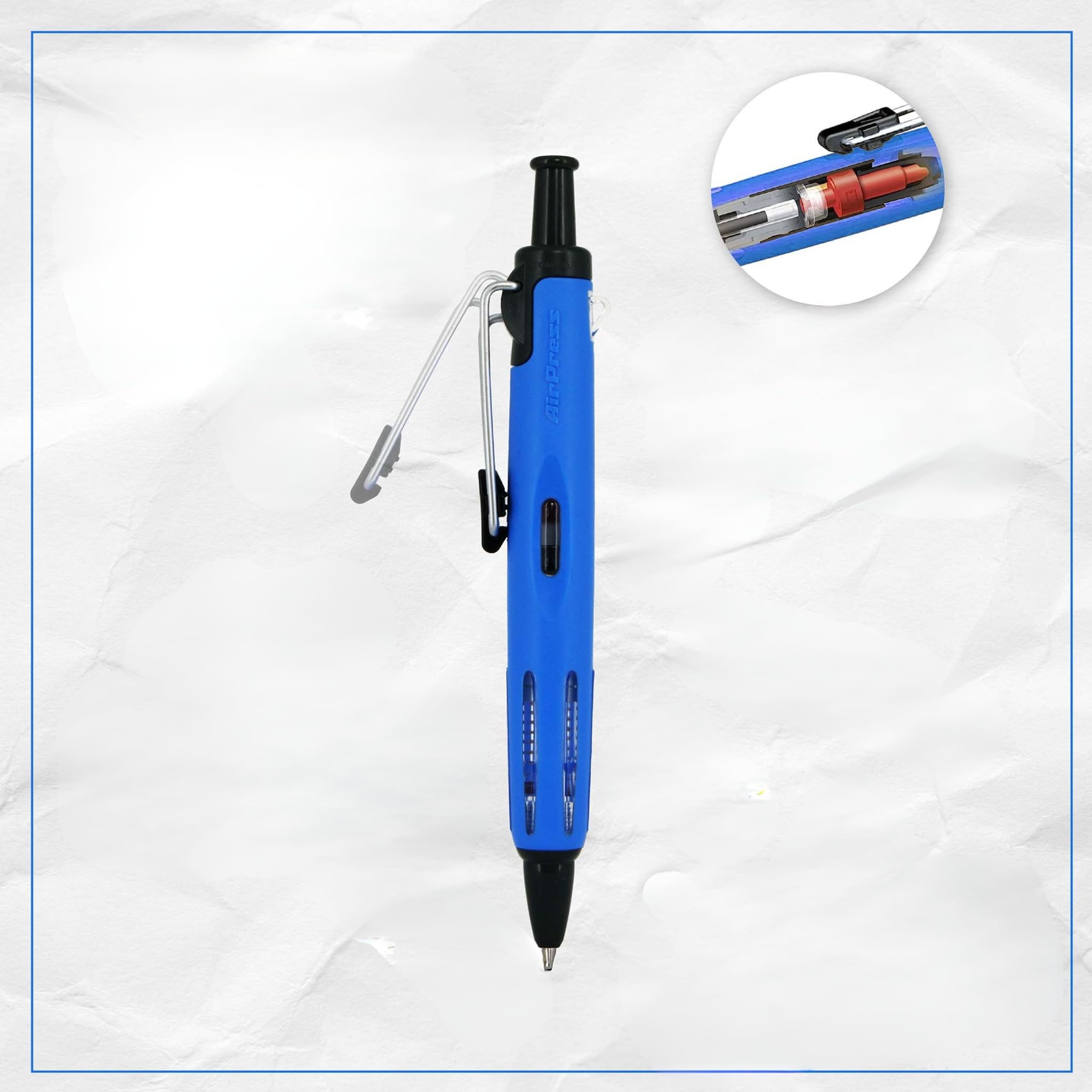 Tombow BC AP54 Penna a sfera Air Press con tecnologia ad aria compressa arancione confezione da 1 pezzo