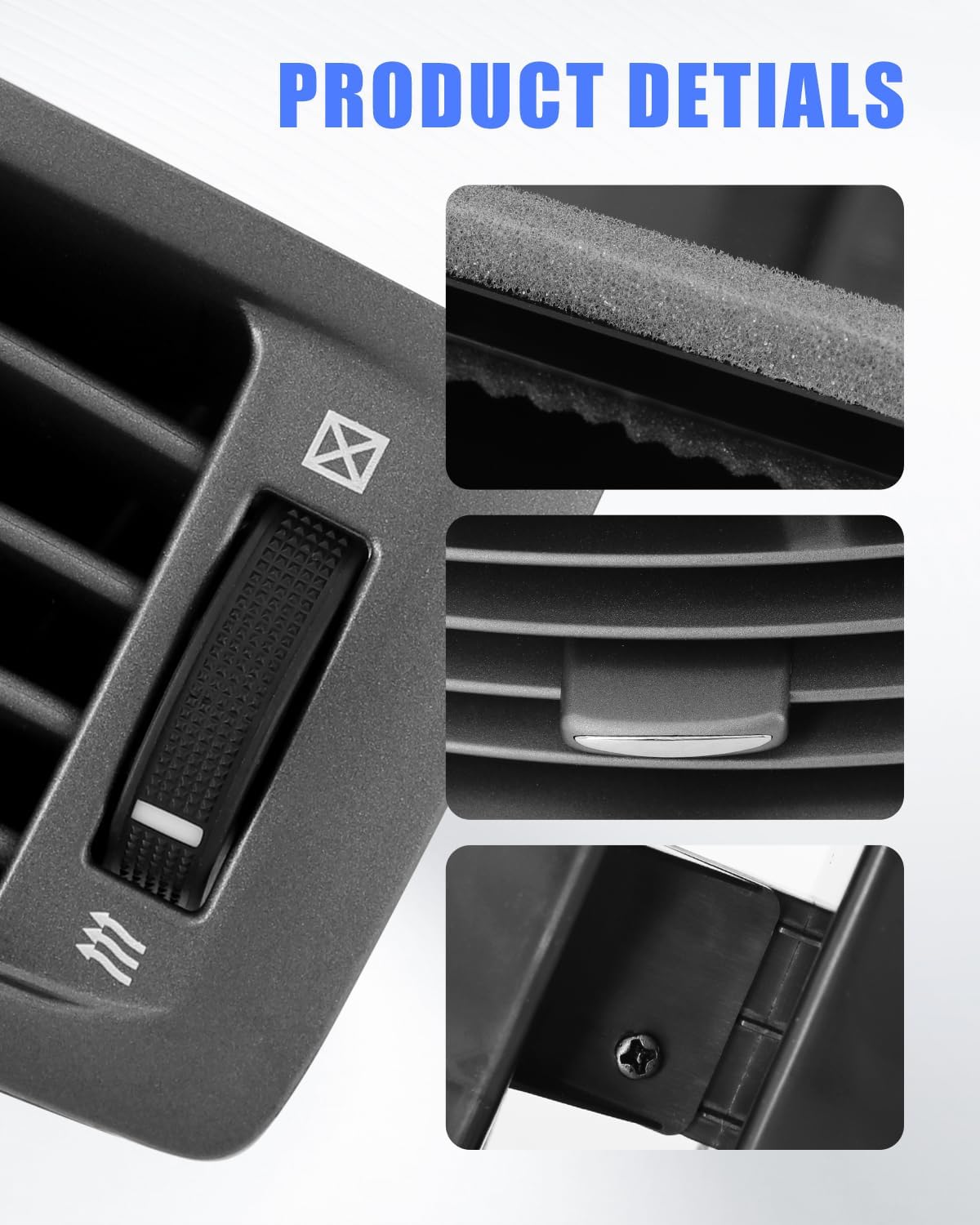 55670-53010 Center Dash Air Vent Panel Instrument Fit For Lexus IS250 IS350 2006-2009, Fit For Lexus IS F 2008-2009 Dashboard Air Conditioning Outlet With Hand Wheels #5567053010