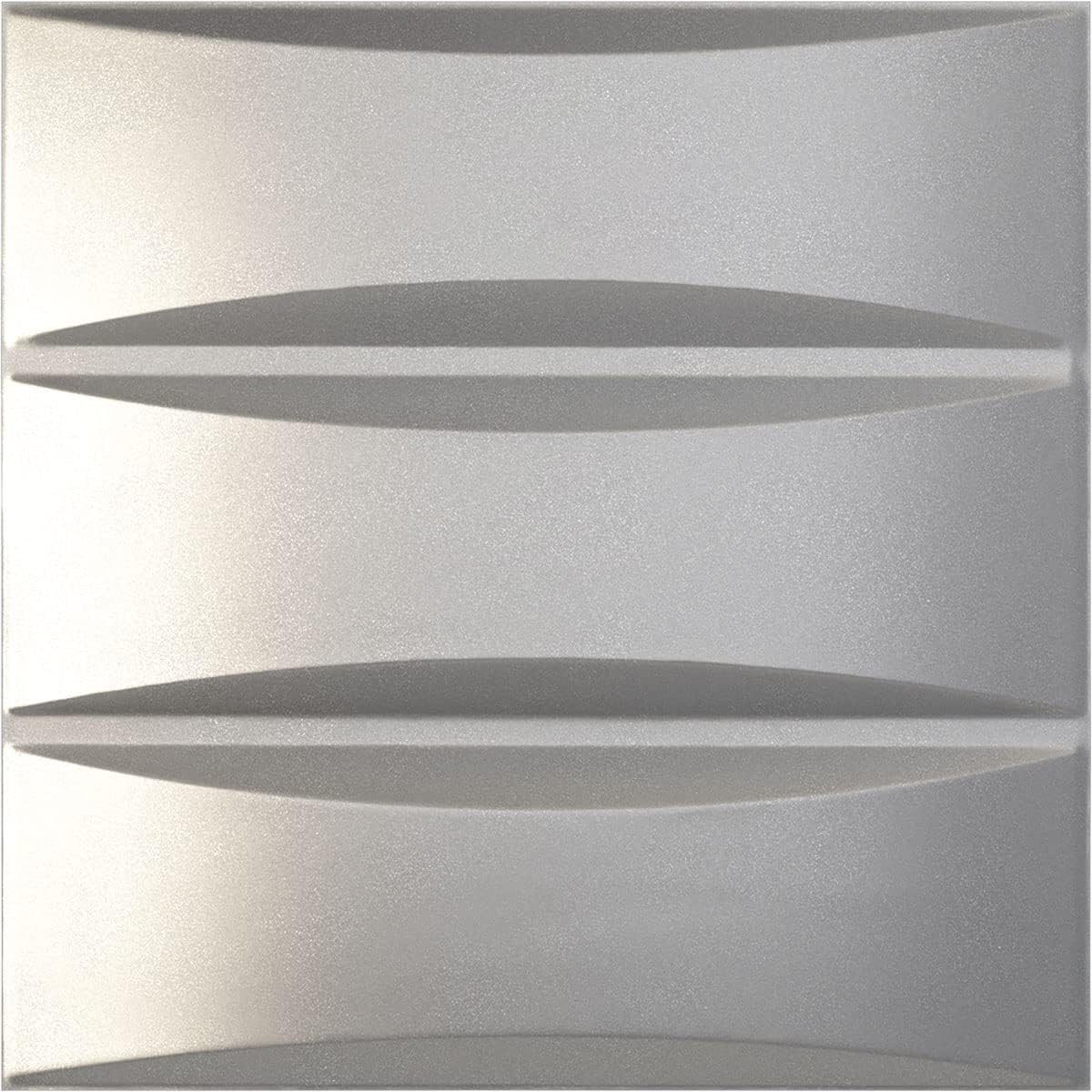 Ekena Millwork 19 5/8W x 19 5/8H Traditional EnduraWall Decorative 3D Wall Panel, Dark Steel (Covers 2.67 Sq. Ft.