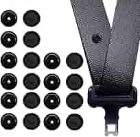 20 Bottoni Ferma Cintura Di Sicurezza Auto - Plastica ABS, Universali Per Auto E SUV - Foto 2