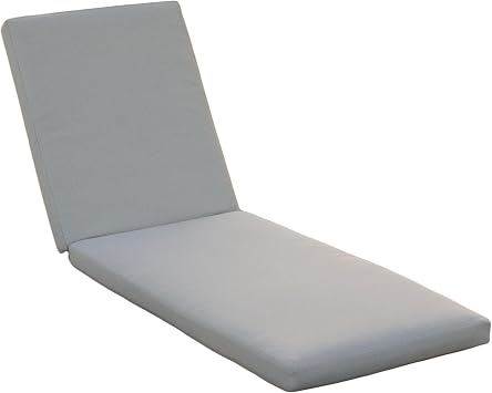 Tommy Bahama Sunbrella Fabric 1-Piece Outdoor Knife Edge Chaise Cushion, 26" W x 77" L, Bamboo Bay Sand