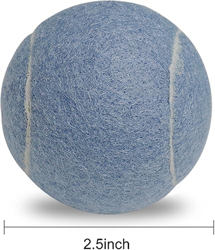 Miniatura 2 de URBEST Pelota de tenis, 12 paquetes de pelotas de tenis de entrenamiento, pelotas de práctica para jugadores novatos, pelotas de juego para perros