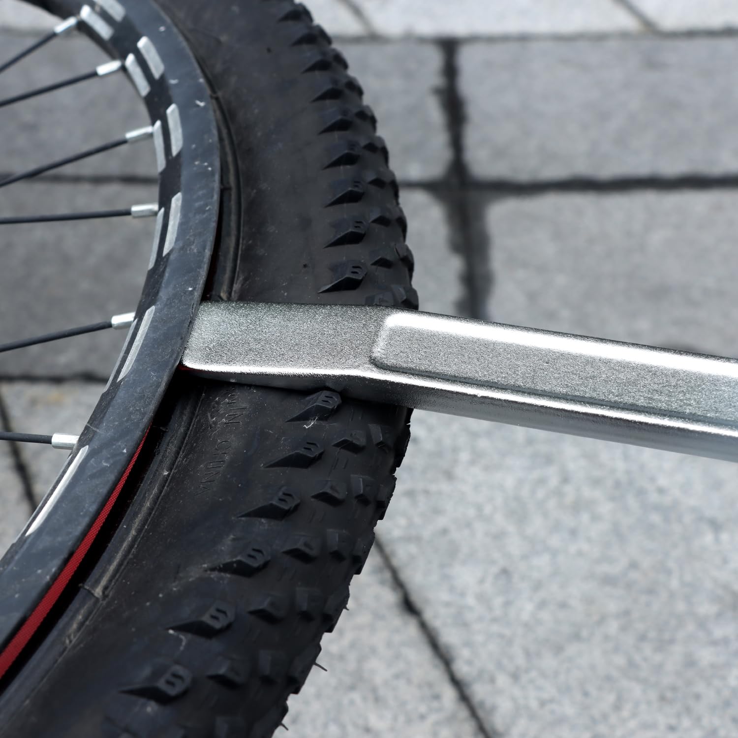 Ensemble d'outils de Levier Démonte-pneus Outils de réparation | pour Trottinette Vélo, Moto, Voiture, Scooter,Métal Acier Levier des Pneus