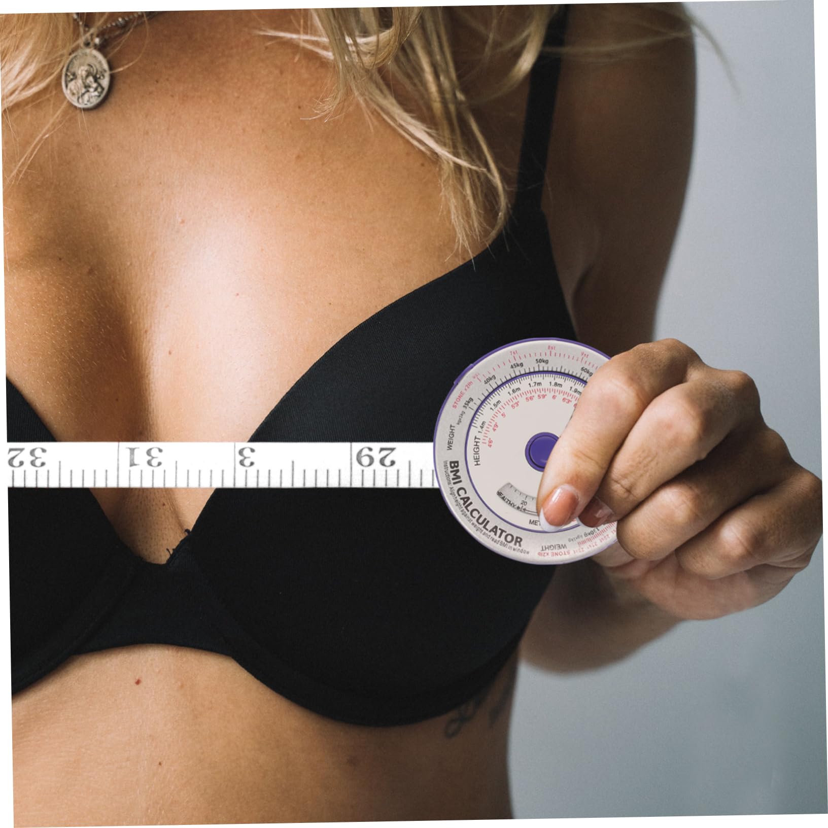 NUOBESTY 5 Pezzi Misuratore Multifunzionale Righello Portatile per Misurazioni Corporee per Fitness e Cucito Design e Pratico