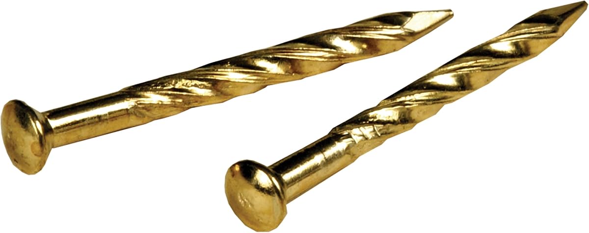Hillman 532600 11/4 Trim Nail Brass Plated (1 oz-Pack)