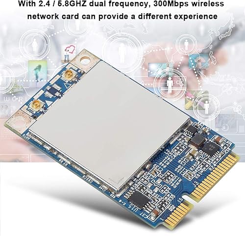 Miniatura 6 de Tarjeta,Doble Banda 2.45.8GHZ 300M Mini PCI-E Tarjeta,Tarjeta de red de 300Mbps, para Pro MB988ZA BCM94322MC