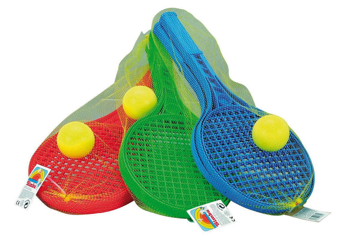 Simba 107401064 Junior Softball Tennis 3 Assorted Designs Only One Item 44 cm