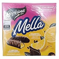 Vista 1 de Jutrzenka MELLA - Gelatina de limón recubierta de cocolato, 6.7 onzas